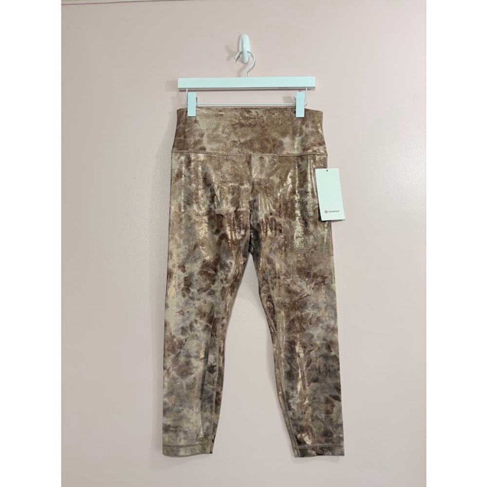 Lululemon Align HR Pant 25" Shine in Diamond Dye Size 12 NWT